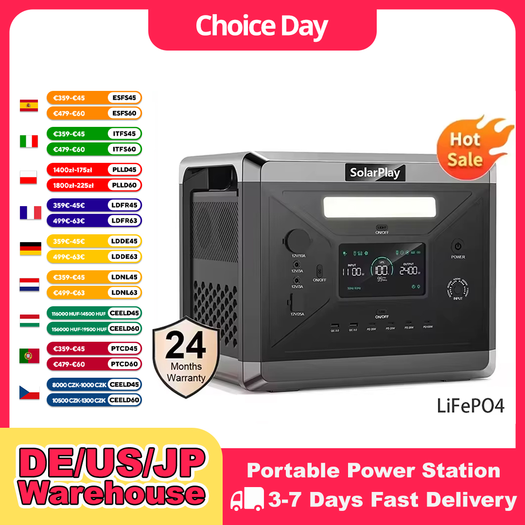 Solar Emergency Charger - Station d'alimentation portable SOLARPLAY Q2501 pour
