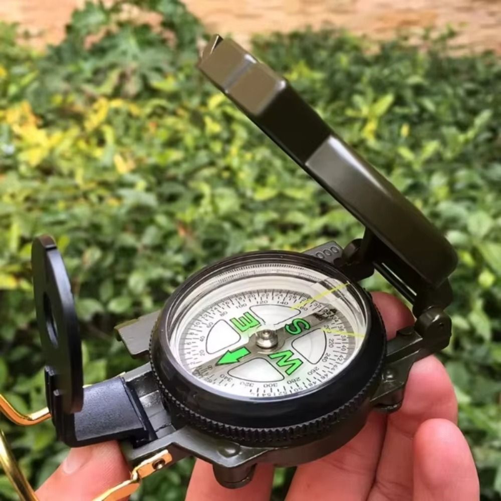 Compass Lensatic - Boussole professionnelle étanche, construction en métal,