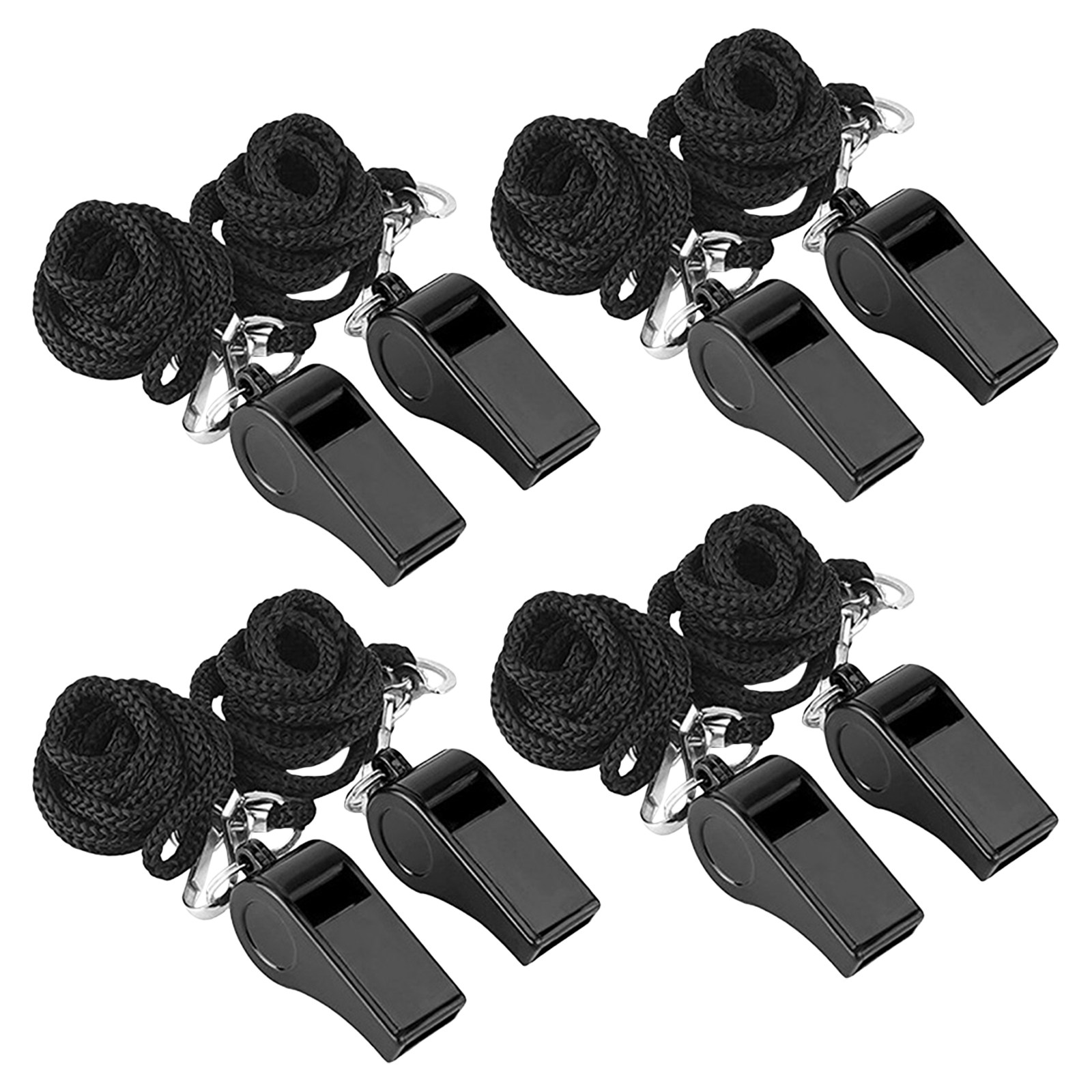 Emergency Whistle Loud - 8 sifflets de survie portables en