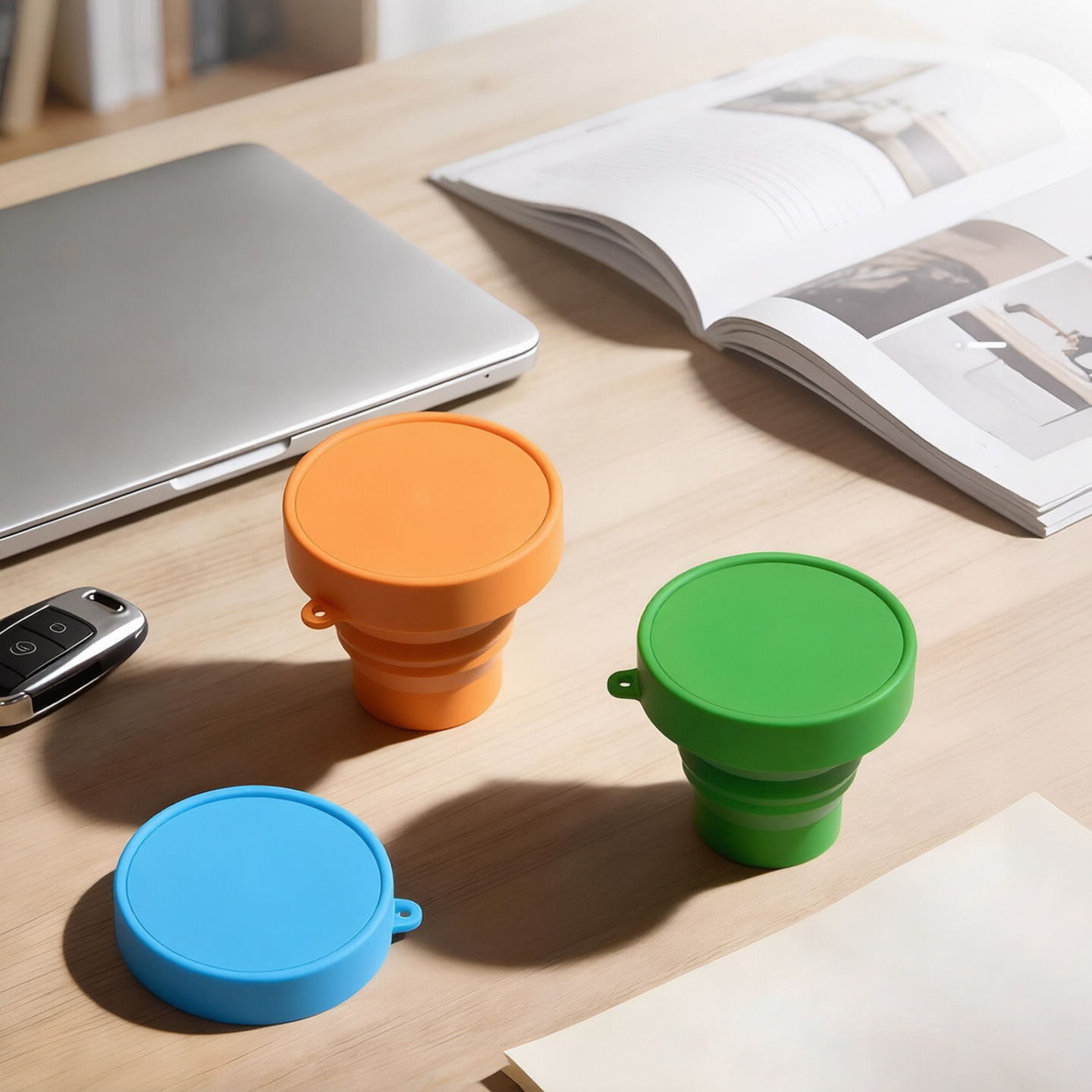 Water Bag Collapsible - Gobelet/bouteille d'eau en silicone pliable et