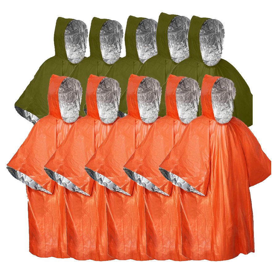 Ensemble de ponchos d'urgence, - Emergency Poncho Rain avis et prix