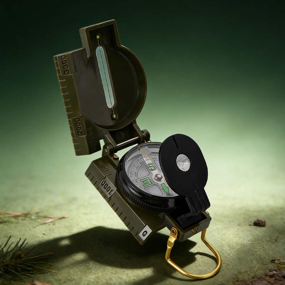 Boussole professionnelle étanc - Compass Lensatic avis et prix