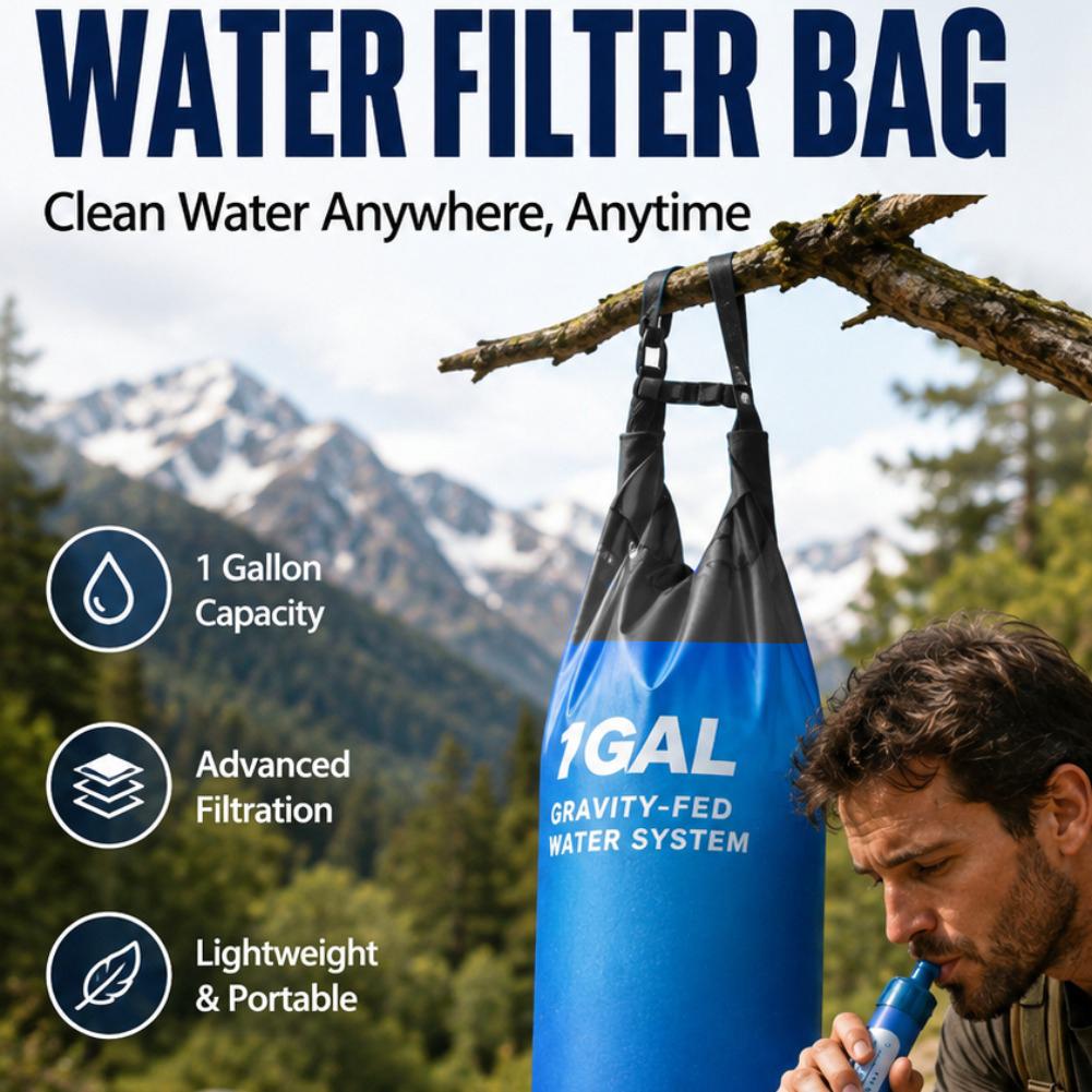 Kit de paille avec sac filtran - Bivy Bag Emergency avis et prix